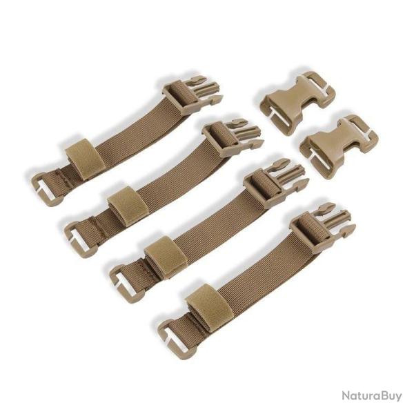 Sangle tactique gilet G3 Airsoft EMGear - Marron