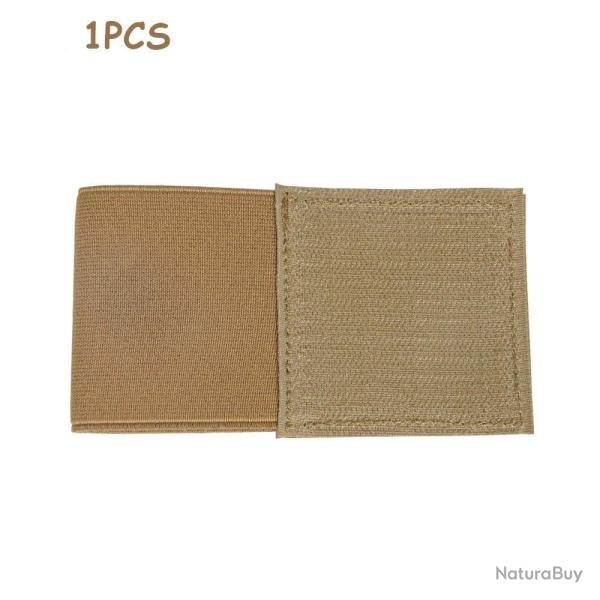 Support garrot �lastique s�curis�e crochet - Marron 1 pcs