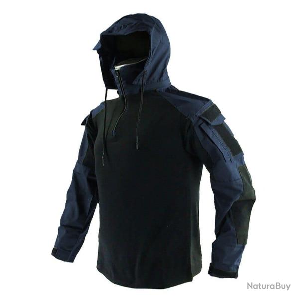 Sweat � capuche DulAirsoft DA01 Navy blue