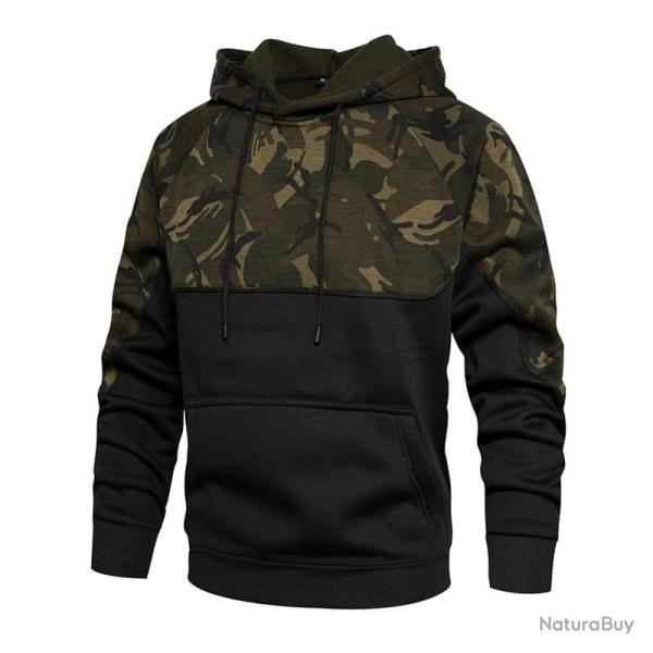 Sweat camouflage � capuche ATR Tactical Black