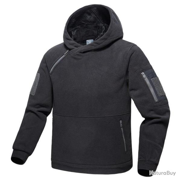 Sweat polaire FR Soldier � capuche Black