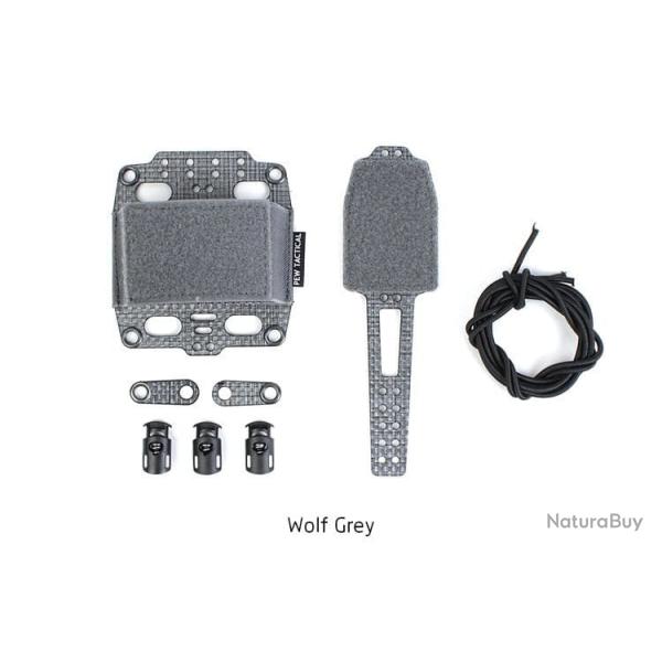 Syst�me r�tention batterie PVS31 PW Tactical - Wolf Grey