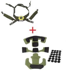 Syst&egrave;me suspension casque Fast MICH - Vert arm&eacute;e (mod&egrave;le 1)