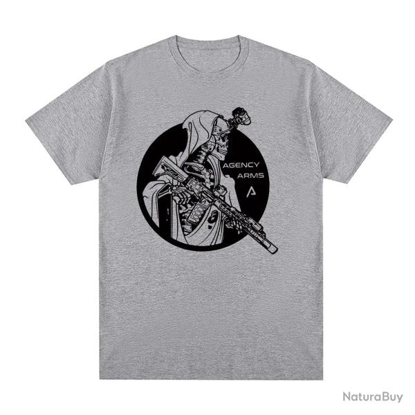 T shirt Agency Arms Skeleton GRAY