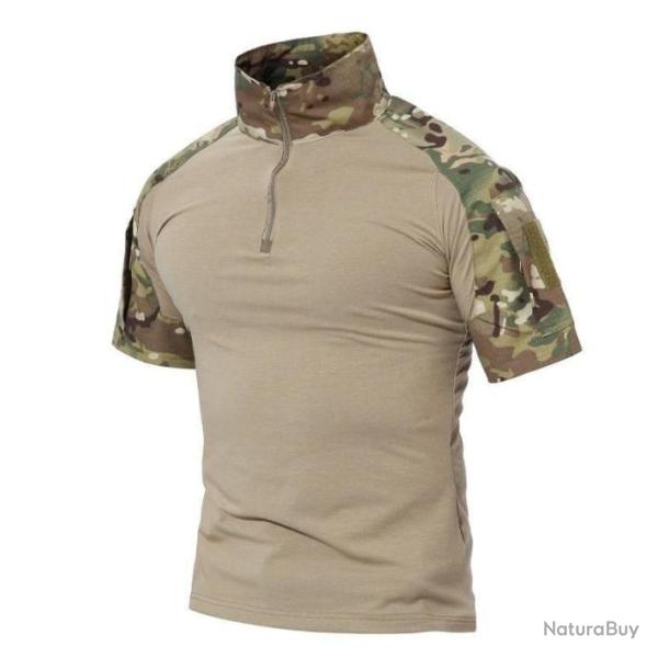 T shirt militaire UBAC Combat TOS Multicam