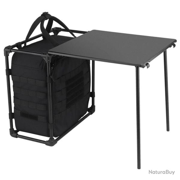 Table pliable d'ext�rieur avec sac Molle - Noir