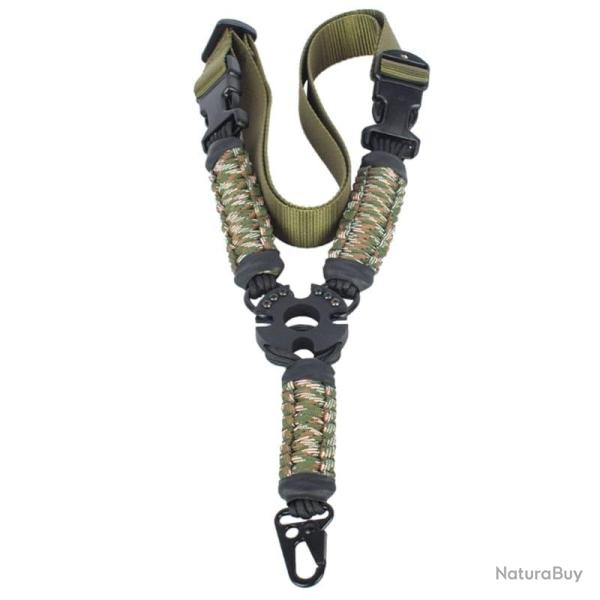 Sangle fusil �lastique 3 points THENDO - Jungle Camo