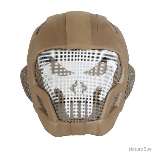 Casque protection int�gral Skull OP W23 - Marron