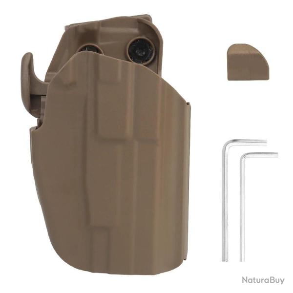Holster Glock 19/23/29/32/38 WOSPORT - Marron