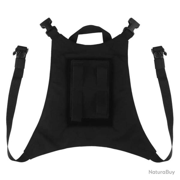 Pochette rangement TACTIFANS casque tactique - Noir
