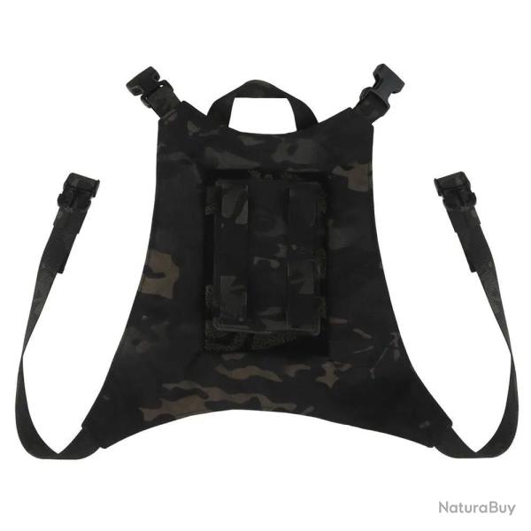 Pochette rangement TACTIFANS casque tactique - Multicam noir