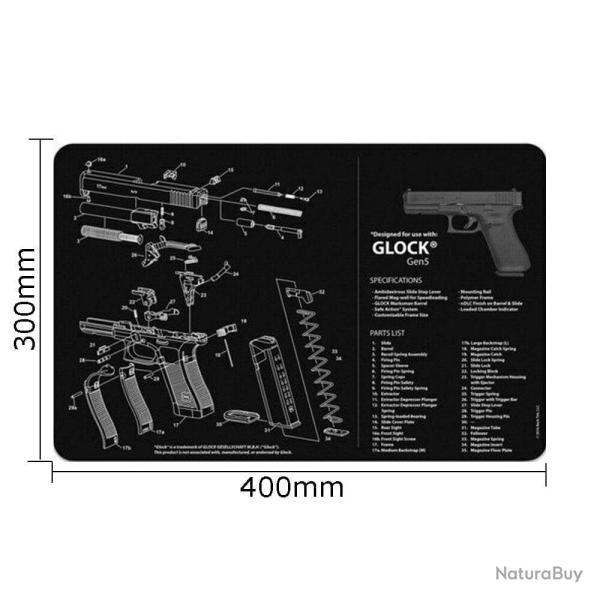 Tapis nettoyage P365 1911 Glock - Gen5 Glock