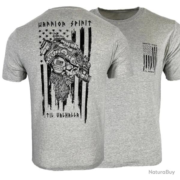 T shirt militaire Valhalla GESTEE col rond