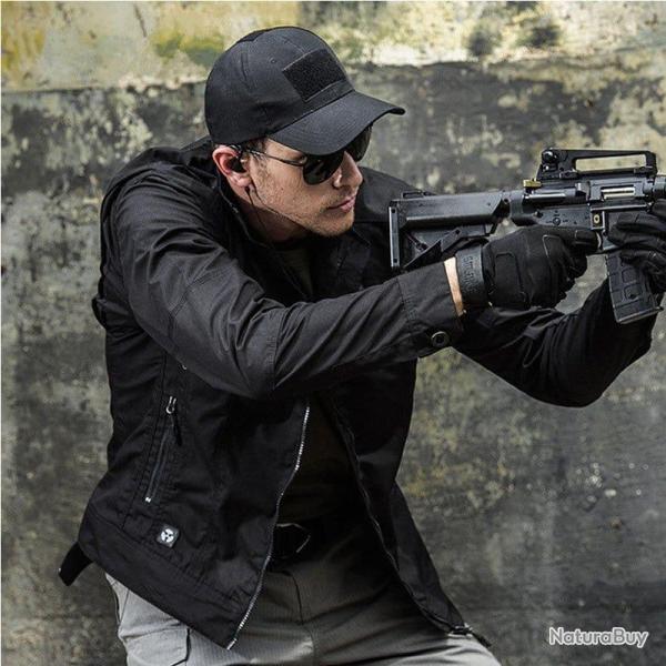 Veste cargo City Killer77 imperm�able Noir
