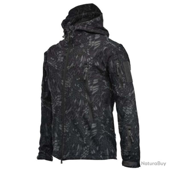 Veste KOS imperm�able Python noir - S 45-57KG
