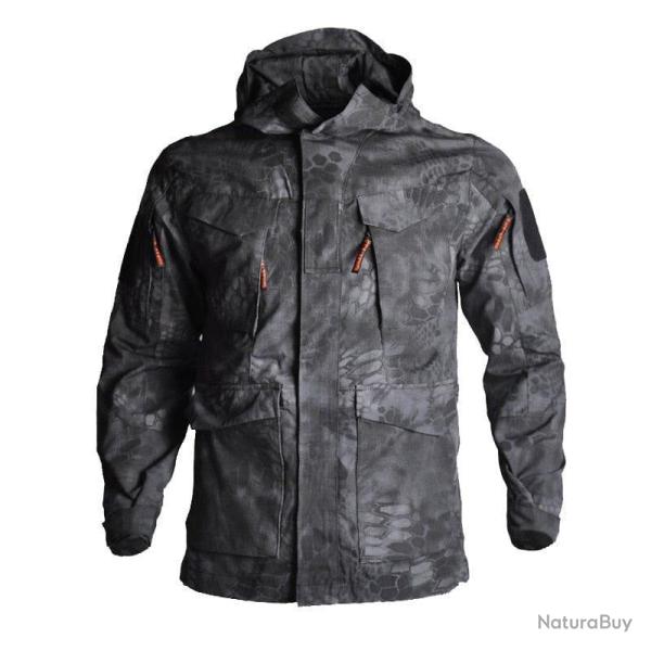 Veste M65 HWILD Phyton noir - XL (80-90kg)