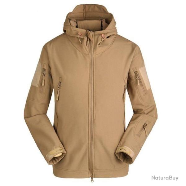 Veste polaire AWS Tactical imperm�able Tan