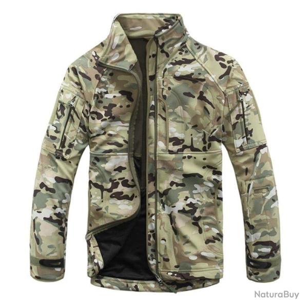 Veste tactique polaire TTS Tactical Multicam