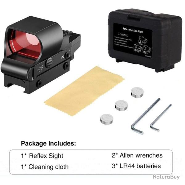 Viseur 1x28x40mm 4 r�ticule 20mm CS Force