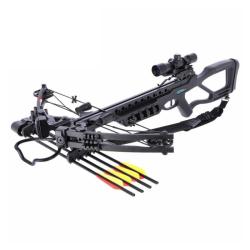 Arbalète Mankung XB86 Fighter 185 LBS 370 FPS Noir