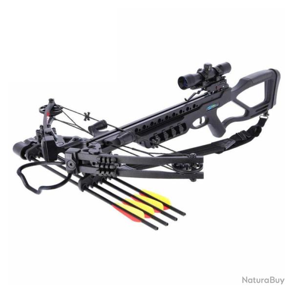 Arbalte Mankung XB86 Fighter 185 LBS 370 FPS Noir