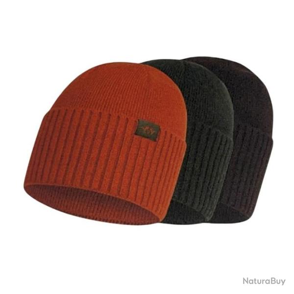 DB24 - Bonnet BLASER Bob tricot� marron fonc�