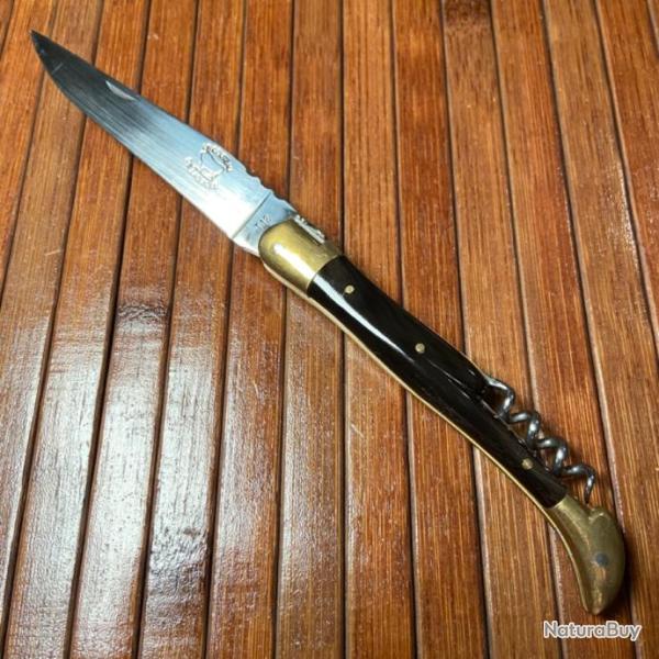 COUTEAU LAGUIOLE ARTISANALE FRAN�AIS EN CORNE