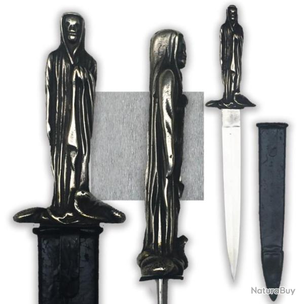 RARISSIME '' DAGUE DE VERTU FRANCAISE '', TETE DE MORT TYPZ NAPOL�ON III, XIX OU XX, ORIGINAL #40