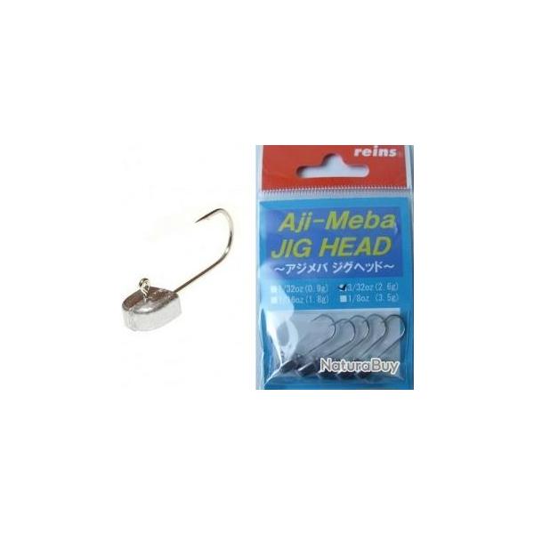 T�tes plomb�es Reins Aji Meba 1,8g