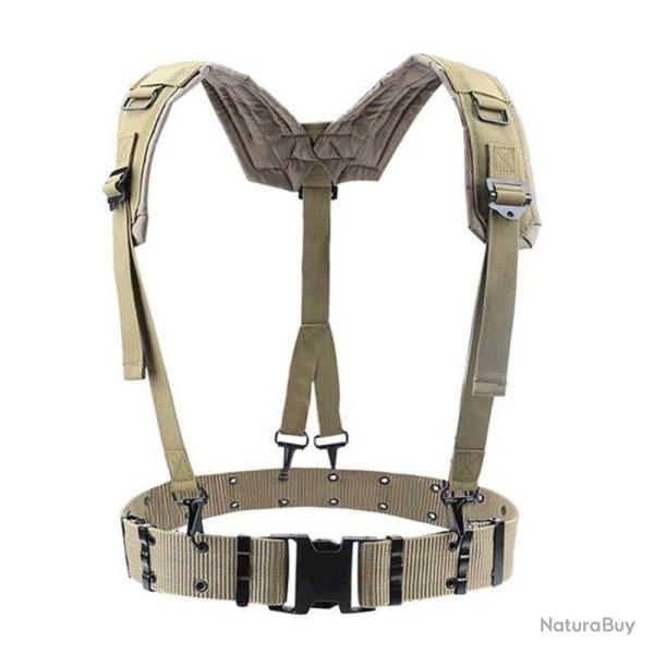 Bretelles combat Type X r�glable - Khaki 02