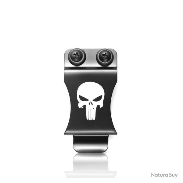 Griffe aile IWB Glock Beretta Taurus CZ - Clip en m�tal t�te de mort