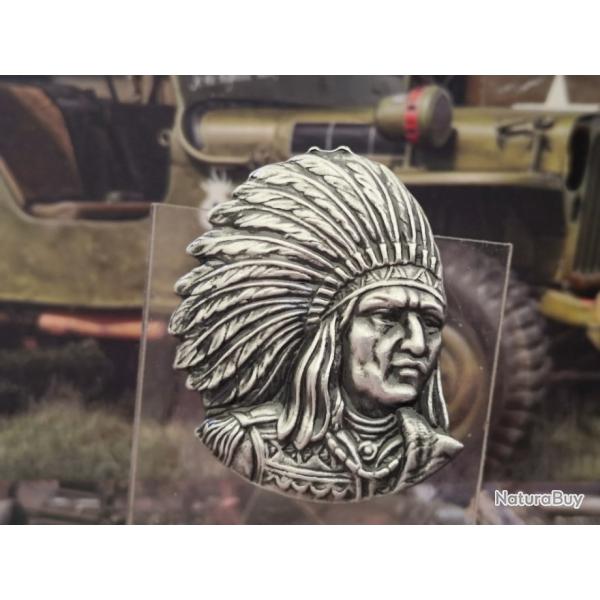 T�te d'Indien Hauteur :45 mm Largeur : 35 mm