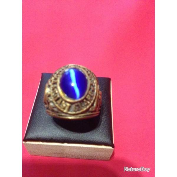 Bague Chevali�re US Coast Guard  Plaqu� Or Taille 7,25 us ou 55 Fr