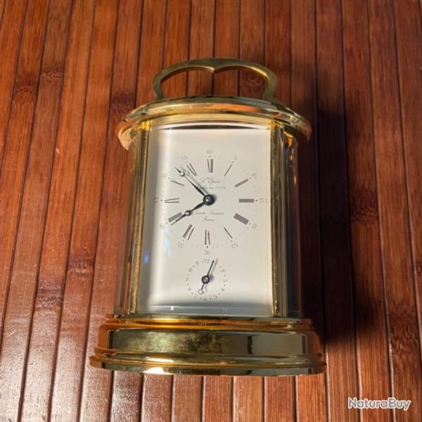 PENDULE DE TABLE  HORLOGE L'�P�E  OVALE GRAND MOD�LE REVEILLE