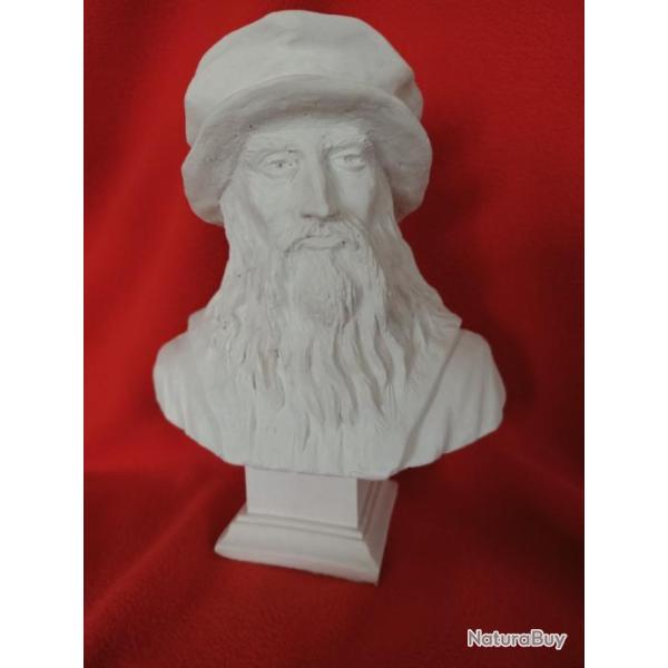 Buste de L�onard de Vinci Blanc*