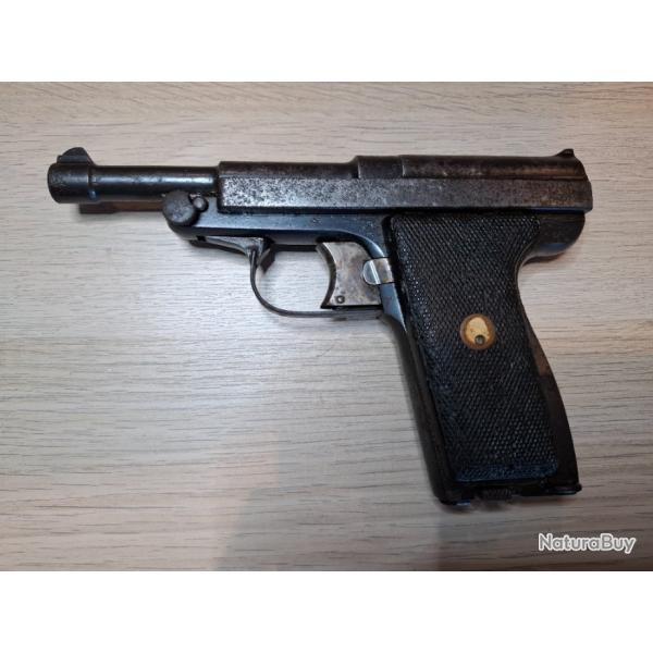 Tr�s rare pistolet "Le Francais" type arm�e 1er mod�le cal 9mm Browning long