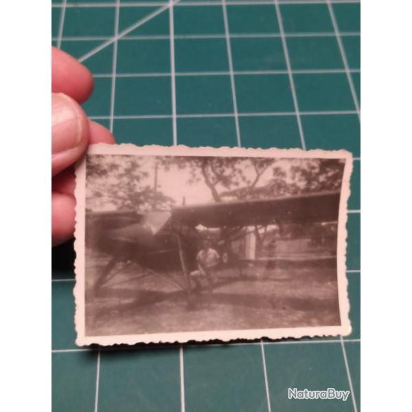 Photo d'un Fieseler Fi 156 Storch r�cup�r� arm�e Fran�aise, indo?