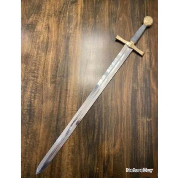 Magnifique pe legendaire Excalibur, roi Arthur, acier mythique D2, combat et coupe