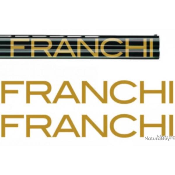 2 Stickers autocollant FRANCHI pour canon de fusil, Expdition sous 24H GARANTIE   .