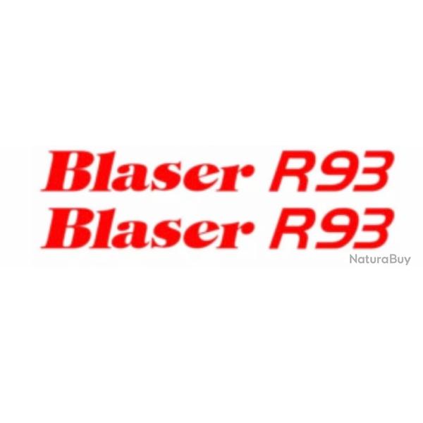 2 Stickers autocollant BLASER R93 pour canon de fusil, Expdition sous 24H GARANTIE   .