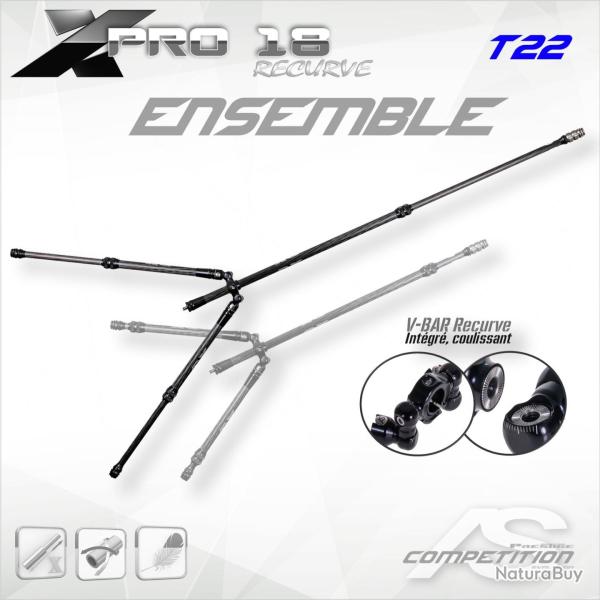 ARC SYSTEME - Kit X-PRO 18 Recurve 22 mm