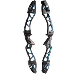 KINETIC - Poign&eacute;e SOVREN 6061 25" Dual Color DROITIER (RH) NOIR ET TURQUOISE