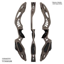 MYBO - Poign&eacute;e Barebow MYKAN 25" CERAKOTE GAUCHER (LH) TITANIUM
