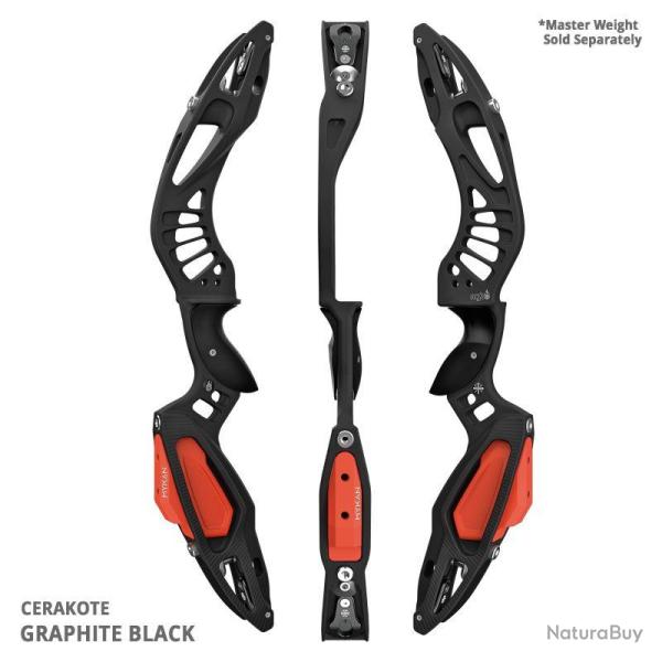 MYBO - Poign�e Barebow MYKAN 25" CERAKOTE GAUCHER (LH) GRAPHITE BLACK