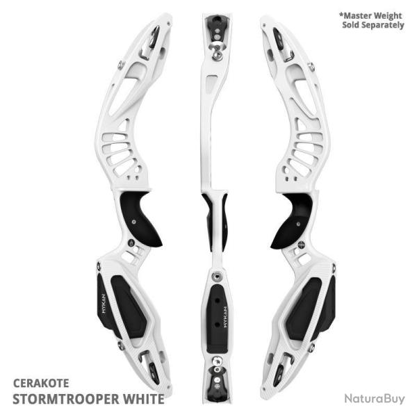 MYBO - Poign�e Barebow MYKAN 25" CERAKOTE DROITIER (RH) STORMTROOPER WHITE