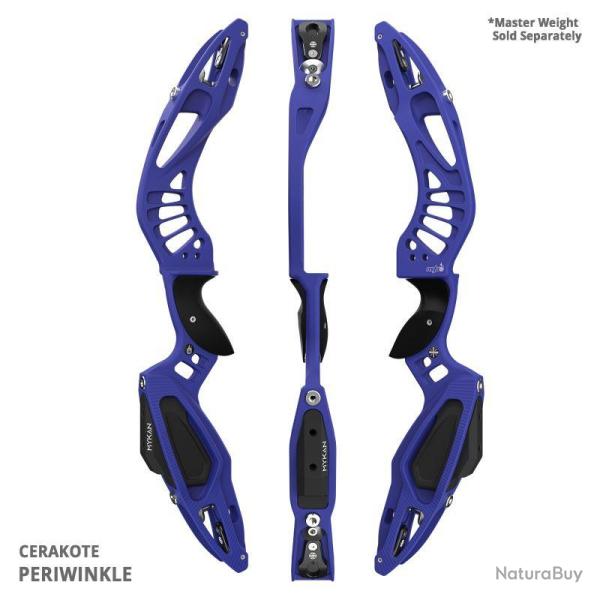 MYBO - Poign�e Barebow MYKAN 25" CERAKOTE GAUCHER (LH) PERIWINKLE