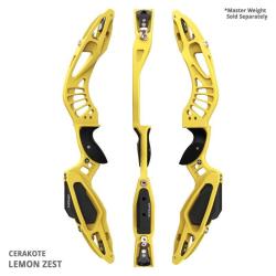 MYBO - Poign&eacute;e Barebow MYKAN 25" CERAKOTE DROITIER (RH) LEMON ZEST