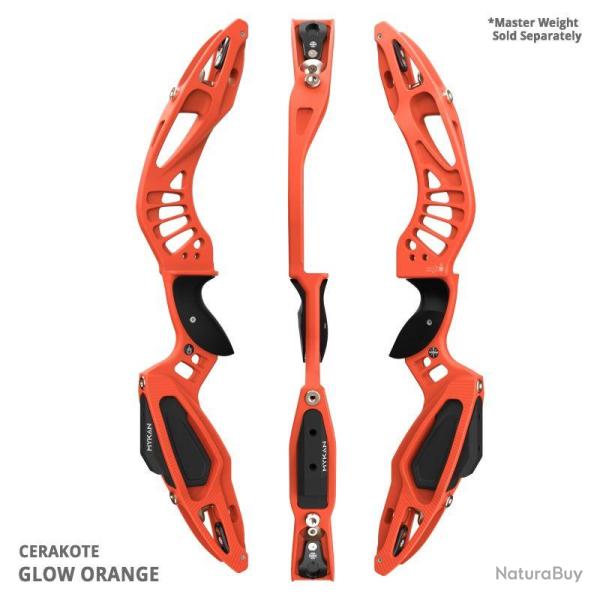 MYBO - Poign�e Barebow MYKAN 25" CERAKOTE DROITIER (RH) GLOW ORANGE