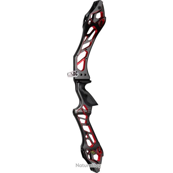 KINETIC - Poign�e INVINSO-V2 DUAL COLOR�25" DROITIER (RH) ANODIZED BLACK/RED