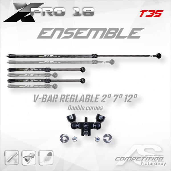 ARC SYSTEME - Ensemble X-PRO 18 R�glable Double 35 mm
